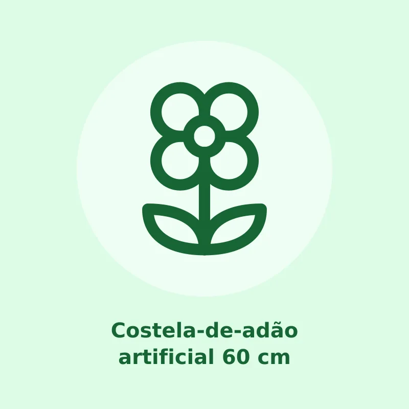Costela-de-adão artificial 60 cm